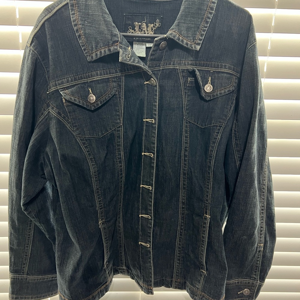 LAL ( Live A Little) stretch jean Jacket